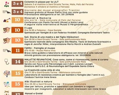 Appuntamenti culturali in Valle dei Mòcheni