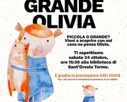 LABORATORIO CREATIVO E DI LETTURA “Piccola grande Olivia”